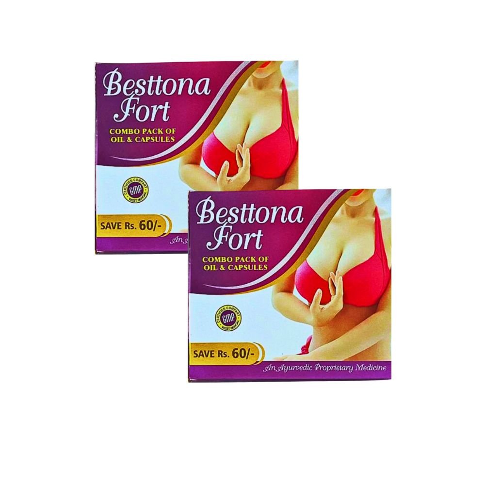 Breast Enlargement Besttona fort Oil and Capsule ( pack of 2)