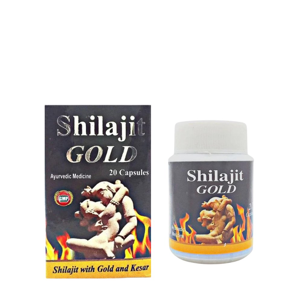 Buy Ayurvedic Best Shilajit Gold Capsule For Vigour &amp; Vitality (Pack of 3)