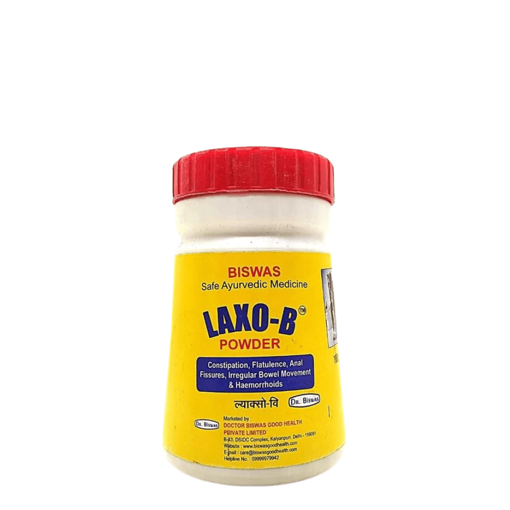 Buy Ayurvedic Biswas Laxo - B Powder 100 Gm For Constipation (Pack of 3)