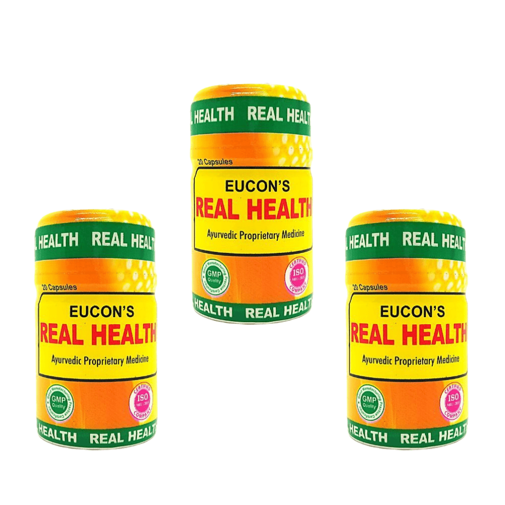 Buy Ayurvedic Eucon`s Real Health Capsule (Pack of 3)