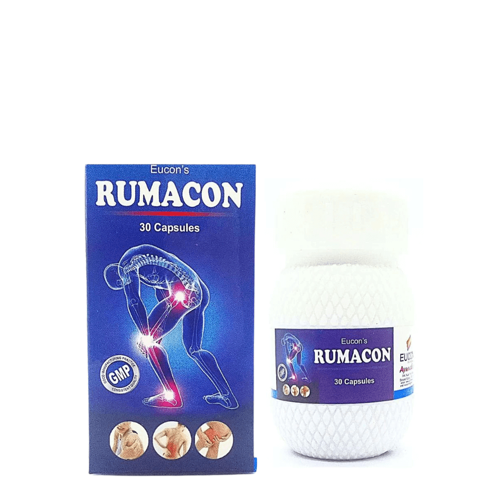 Buy Ayurvedic Eucon`s Rumacon Capsule For Arthritis (Pack of 3)