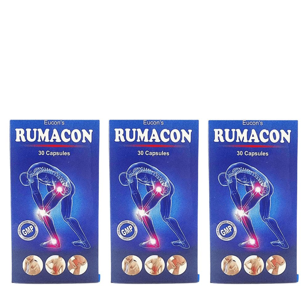 Buy Ayurvedic Eucon`s Rumacon Capsule For Arthritis (Pack of 3)