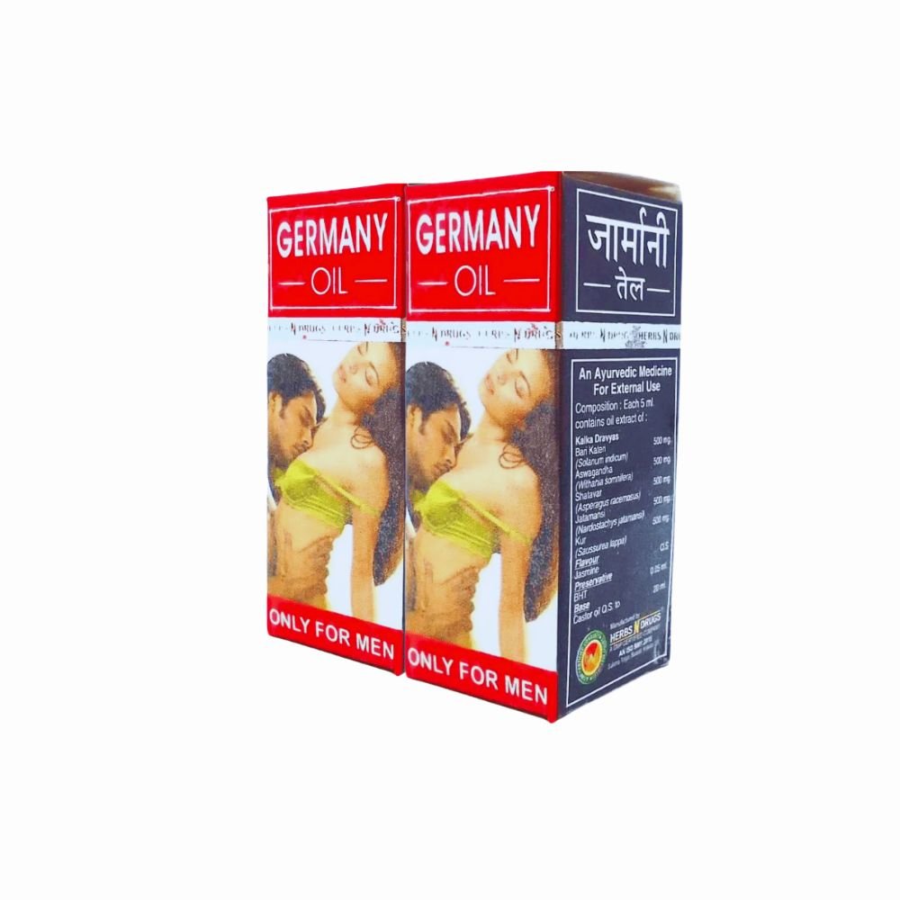 Buy Ayurvedic Male power Germany Oil 15 ml For Low Prices (Pack of 4)