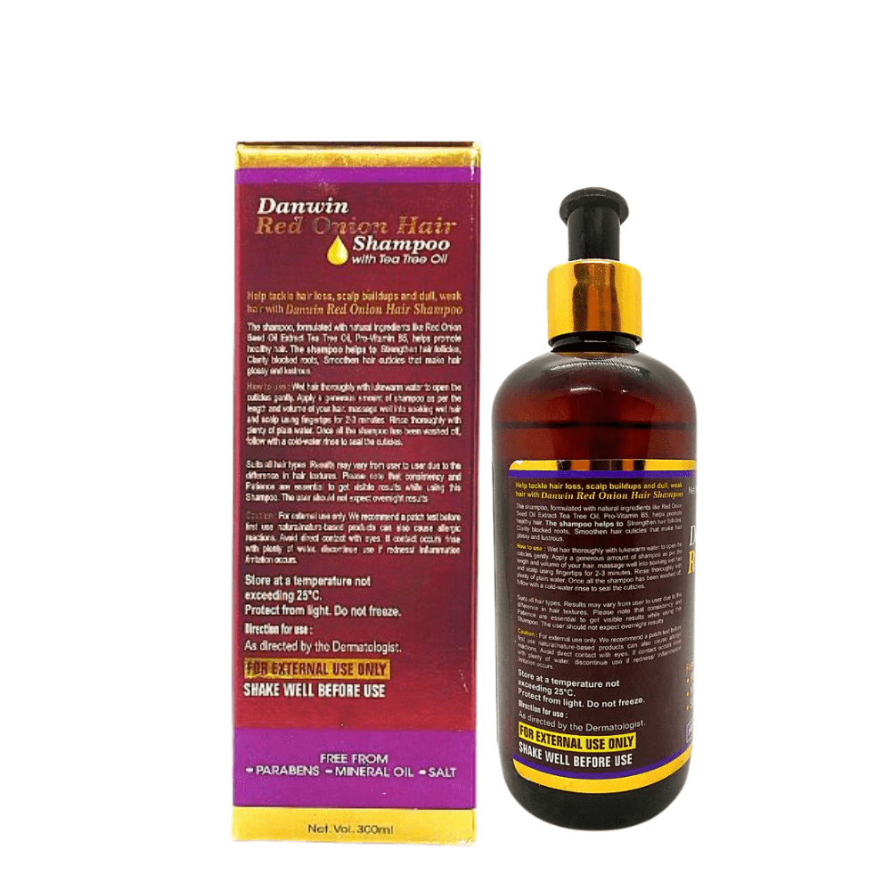 Buy Ayurvedic Red Onion Hair Shampoo 300 ml Reduces hair loss ( PACK OF 2 )