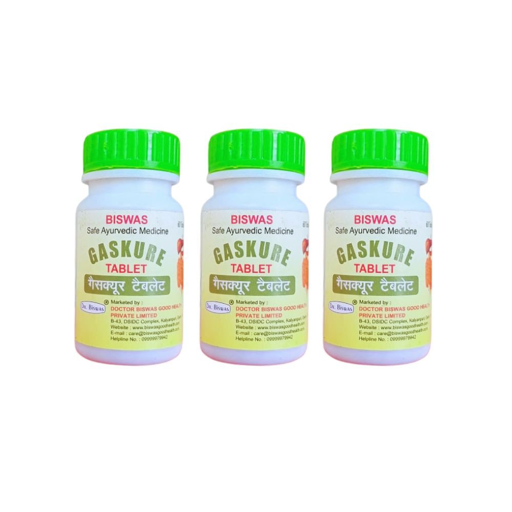 Buy Dr. Biswas GASKURE - 60 Tablet (Pack o 4)