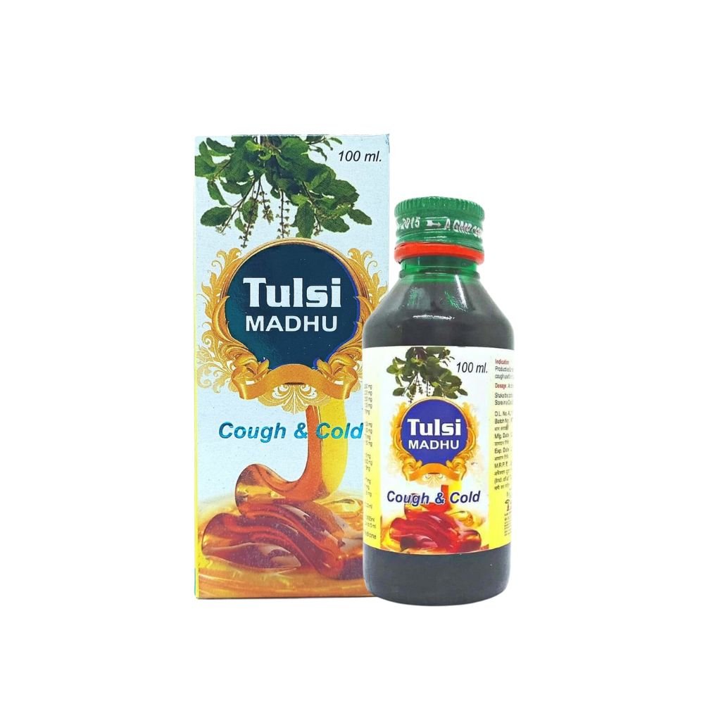 BUY NOW Ayurvedic Gita Tulsi Madhu syrup & Tulsi drops & Azmo - T capsule (combo)