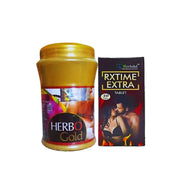 Buy Now Ayurvedic Herbo gold & Rx Time tablet for shighrapatan (combo)