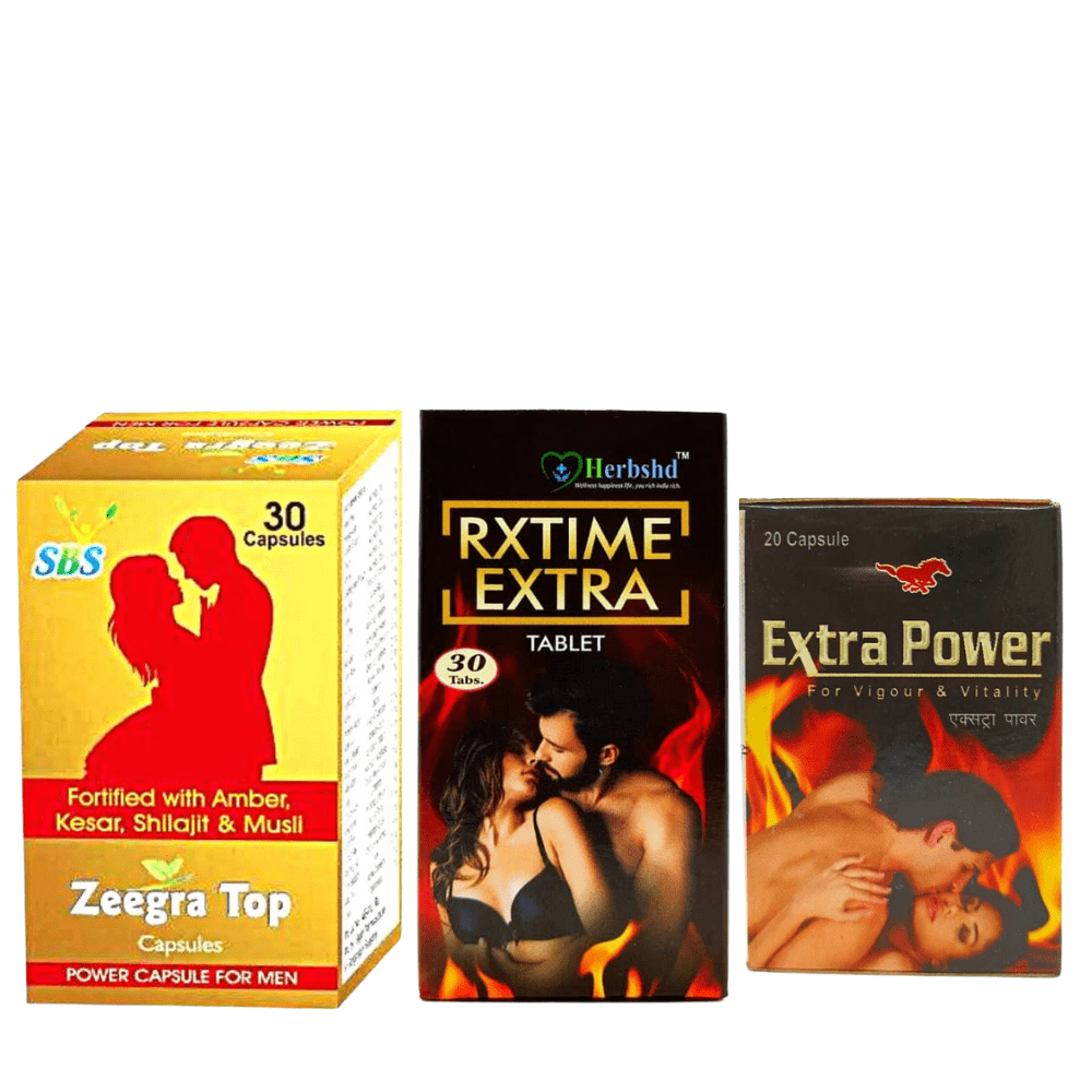 Buy Now Ayurvedic Zeegra Top &amp;Rx Time ExtraTablet Combo For Extra Power