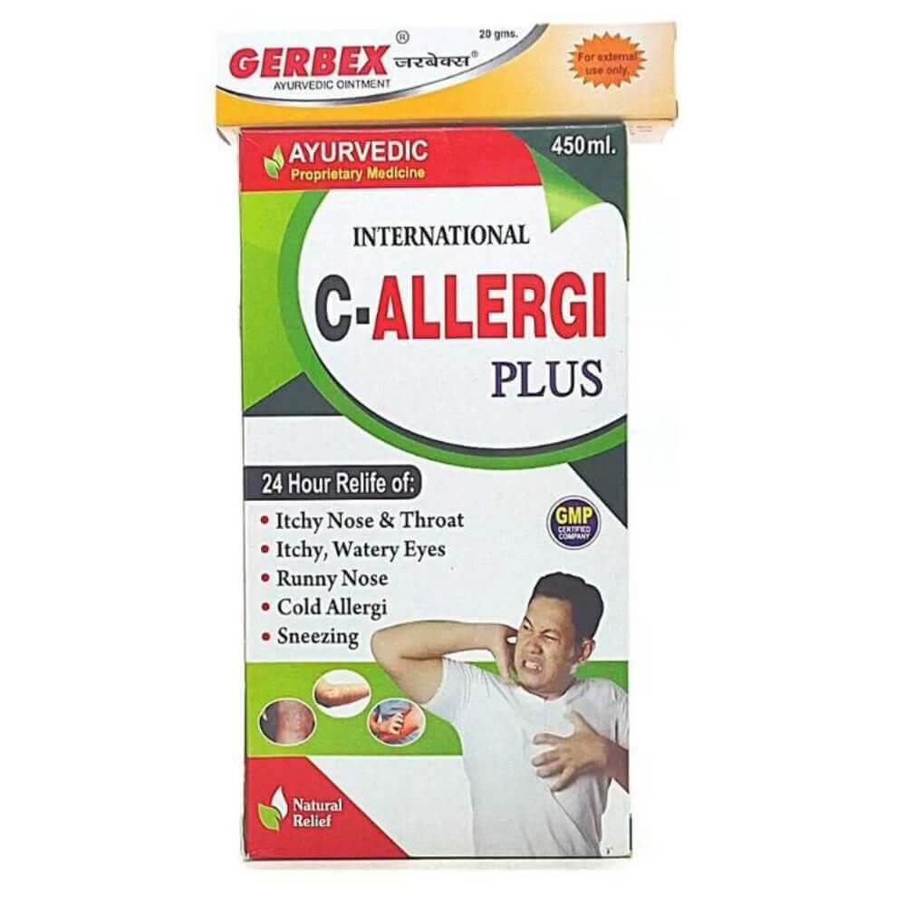 C - Allergi Plus Syrup & Gerbex Ointment (pack of 2)