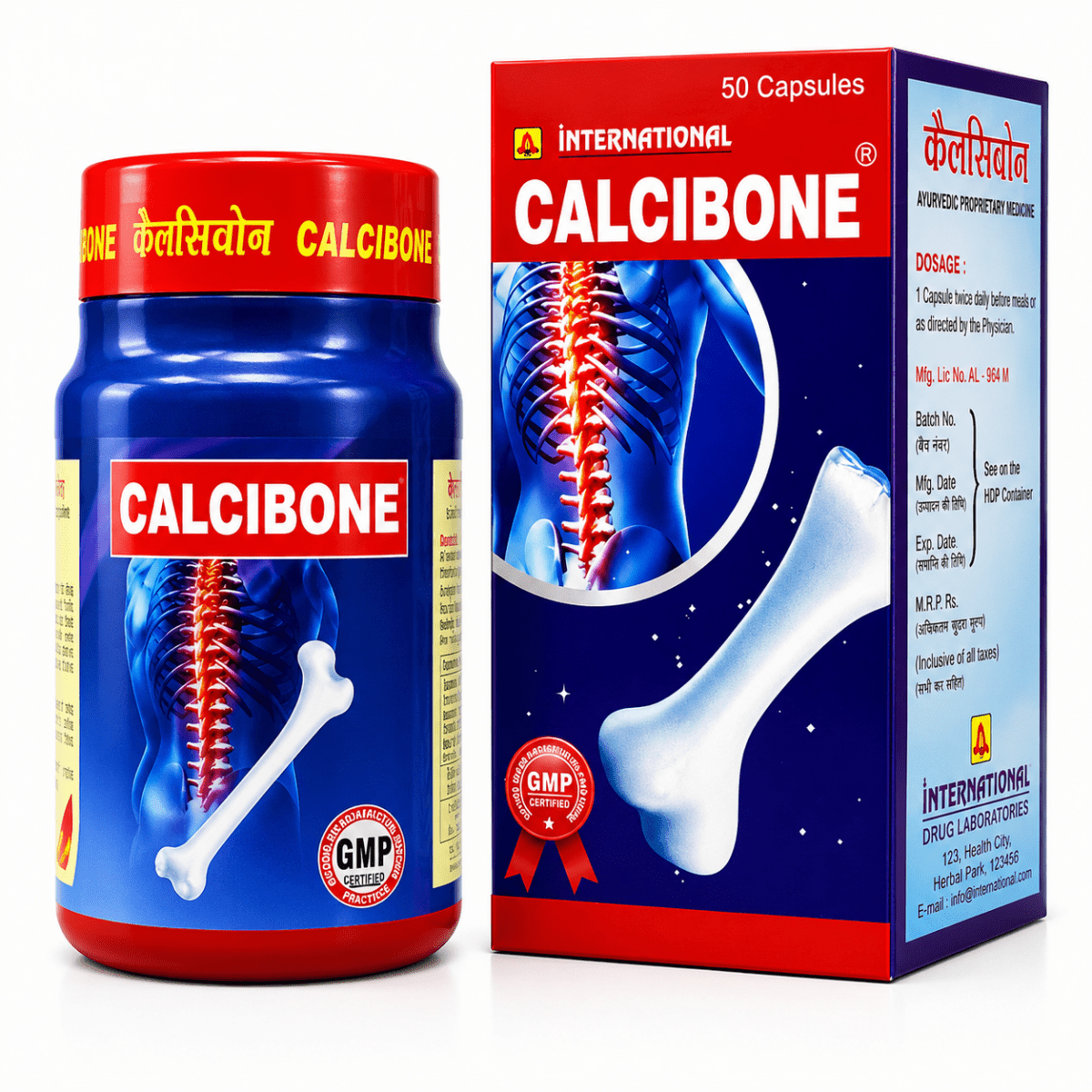 Calcimate, Calcivit, Calciban, Calcibone Combo