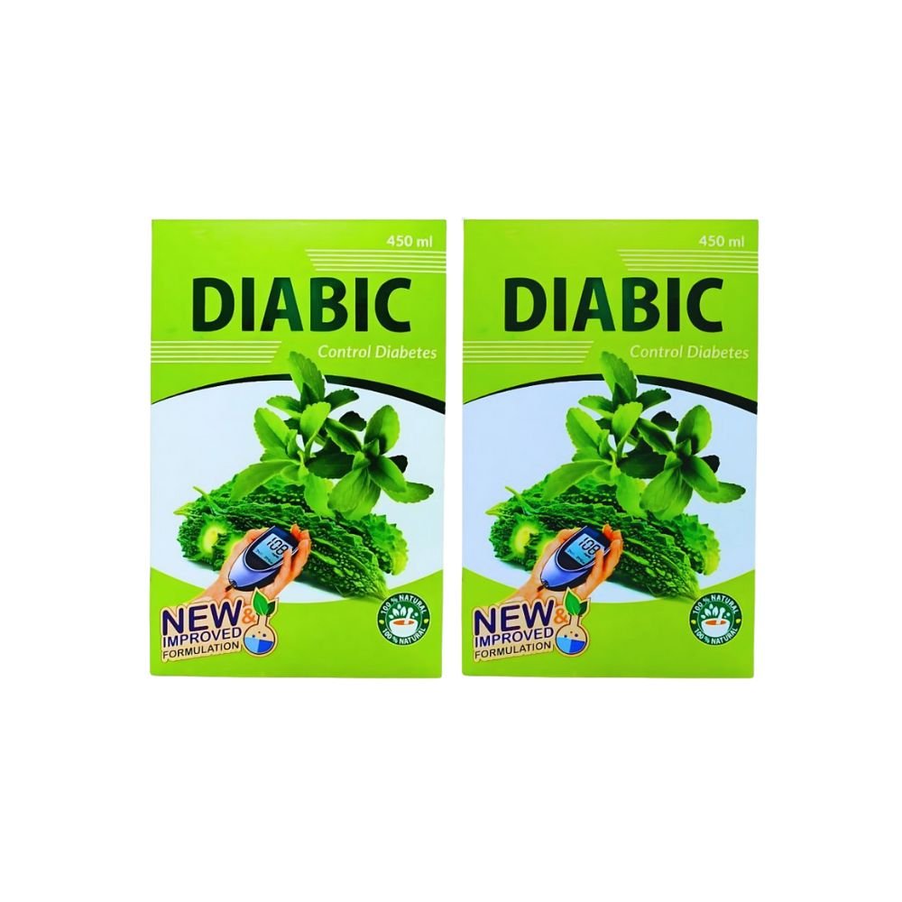 Control diabetes Best medicine high blood sugar Relief Ayurvedic Diabic Syrup 450 ml. ( pack of 2 )