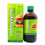 Digestive Medicine Herbyzyme Syrup - 200ml. ( pack of 6)