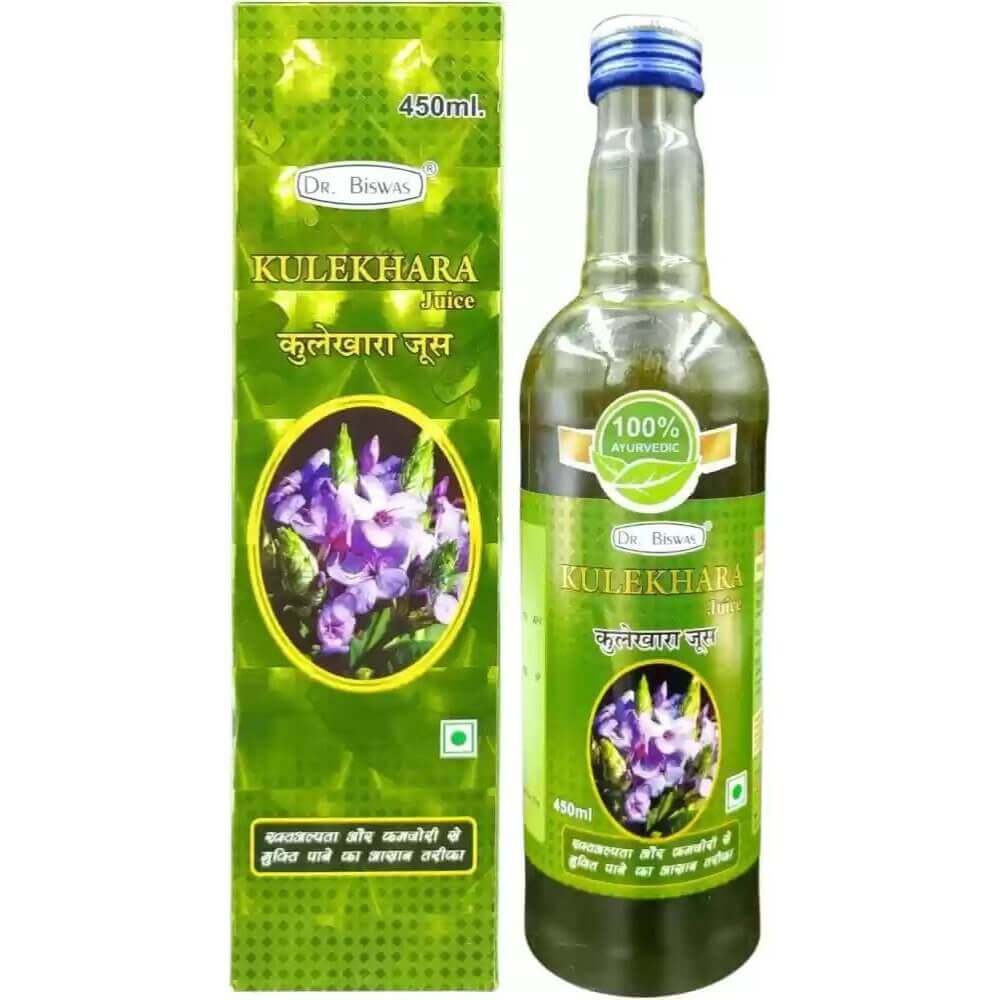 Dr. Biswas Ayurvedic Kulekhara Juice for low blood pressure - 450ml (pack of 3)