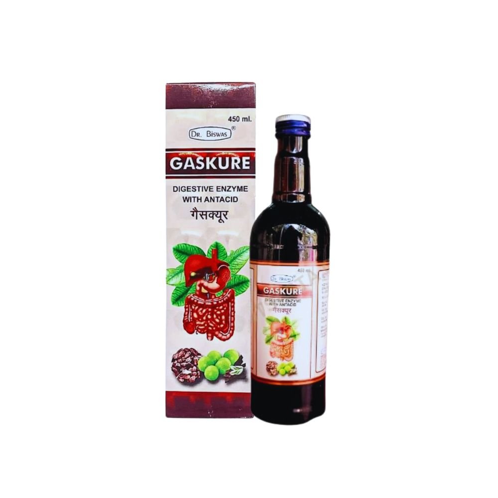 Dr. Biswas Gaskure Digestive Syrup 450ml. ( pack of 3)