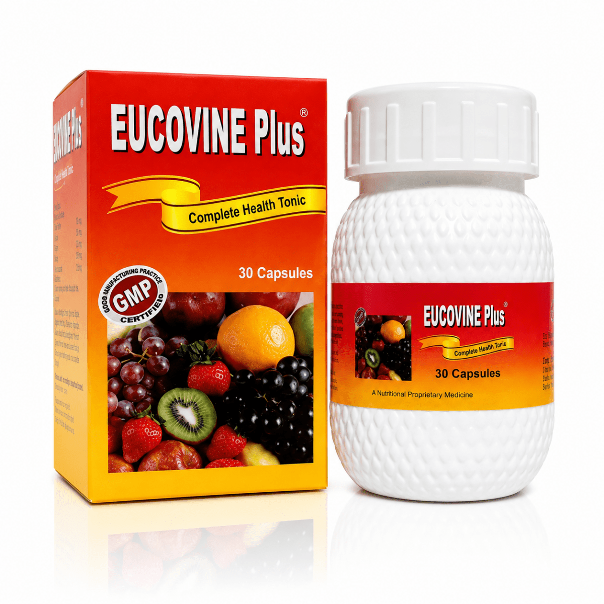 Eucovine Plus Tonic & Real Health Capsule – Daily Wellness Combo
