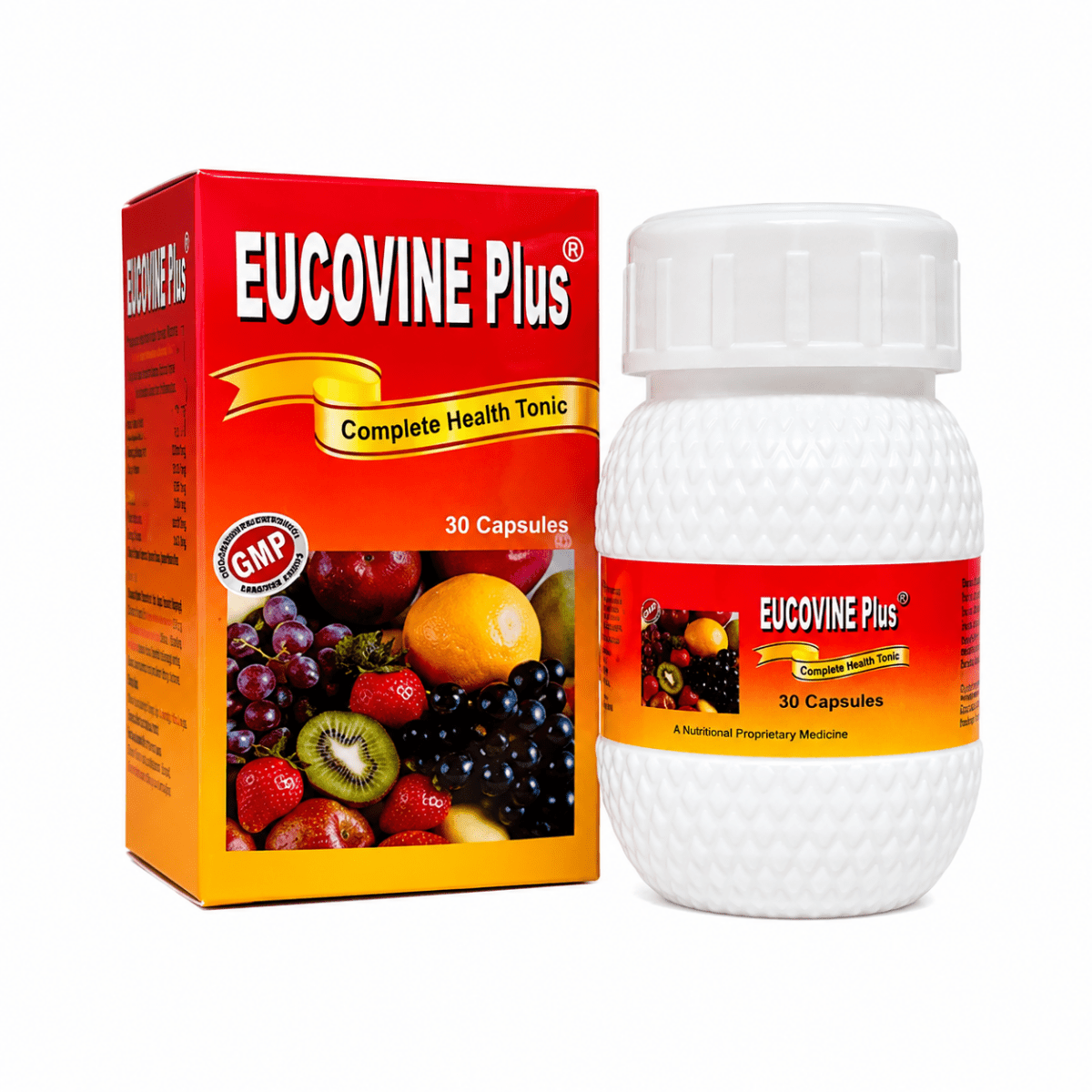 Eucovine Plus Tonic & Capsules for Weight Gain & Immunity Booster 200ml.