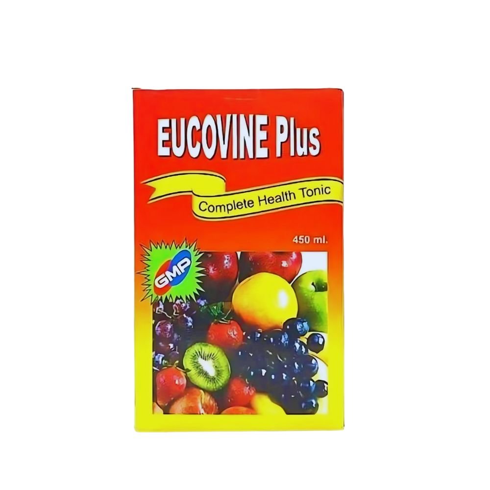 Eucovine Plus Tonic & Health Aim Plus Capsule For Gaining Weight Fast (Combo)