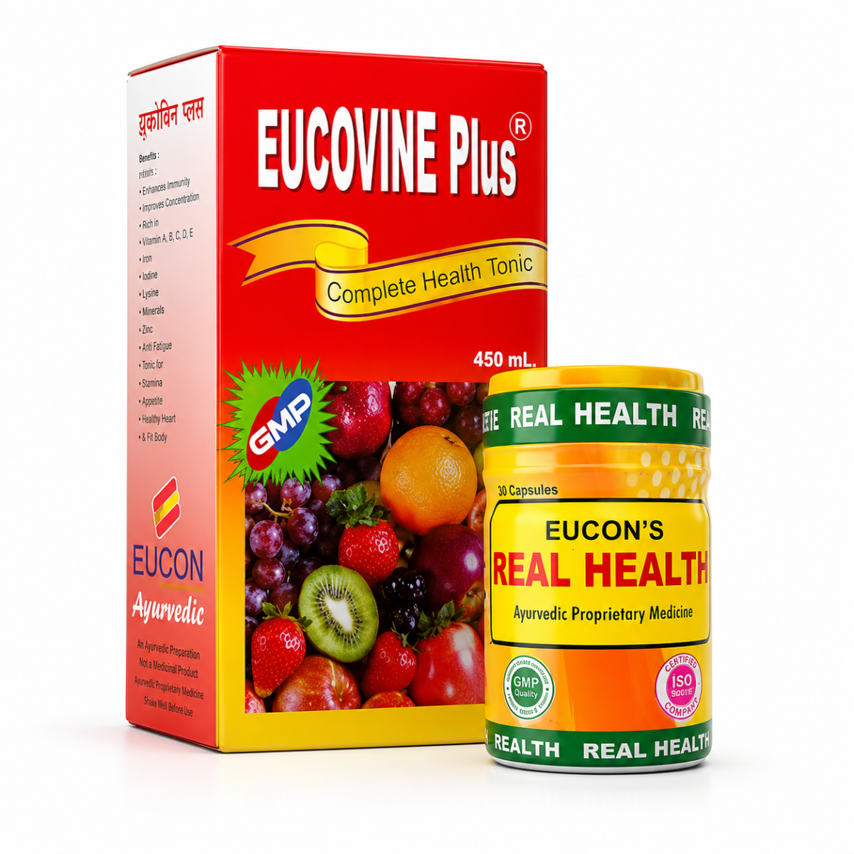 Eucovine Plus Tonic & Real Health Capsule (Combo pack)