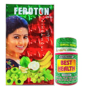 Feroton Iron Syrup & Best Health Capsules Combo | Iron Deficiency, Energy, Blood Health & General Vitamin Support