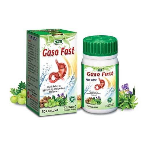 Gaso Fast. Add GASO FAST Capsules for Hyper-Acidity Dyspepsia Flatulence ...