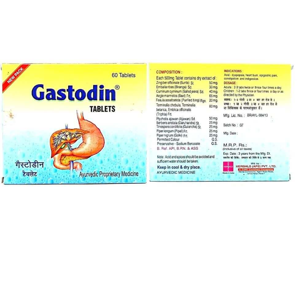 Gastodin 60 Tablet (pack of 3) & Health aim capsule
