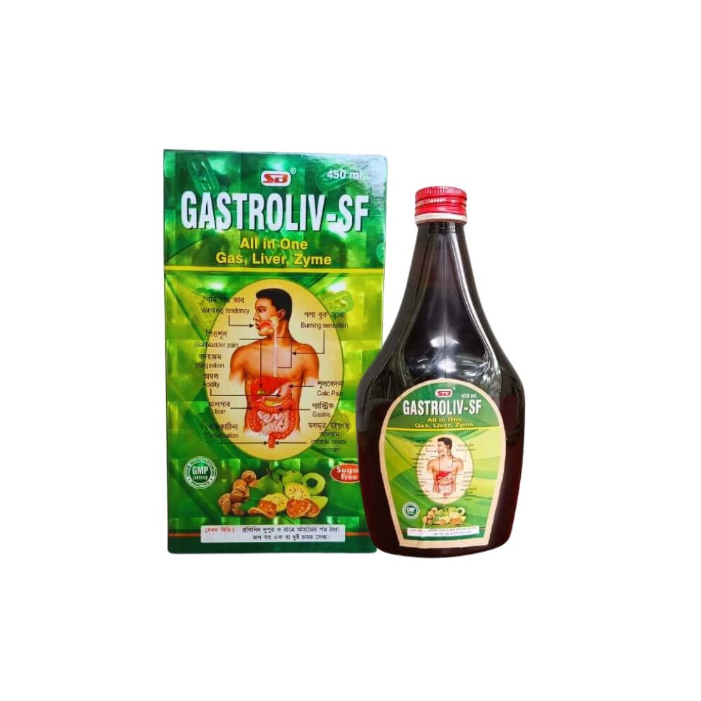 Gastroliv - SF Syrup & Gaskure Capsule (Combo Pack)