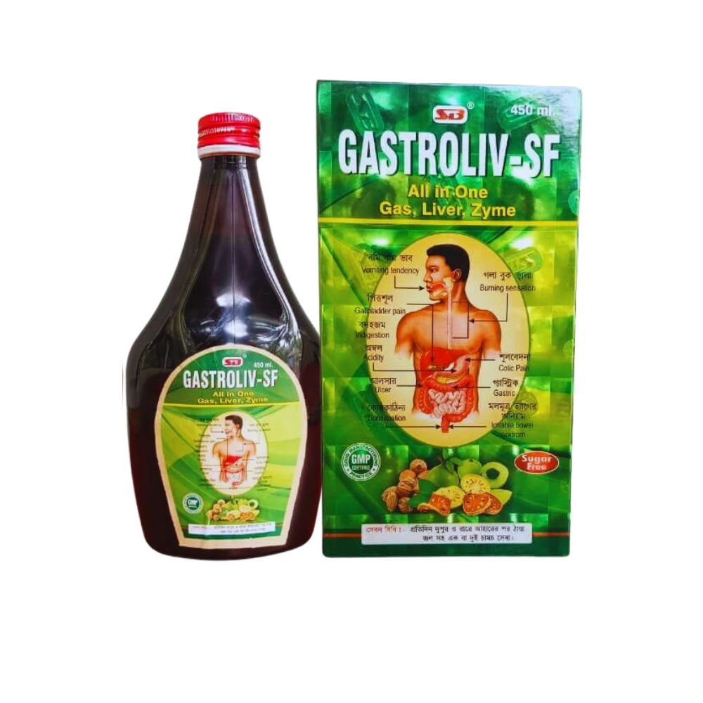 Gastroliv - SF Syrup & Gaskure Capsule (Combo Pack)