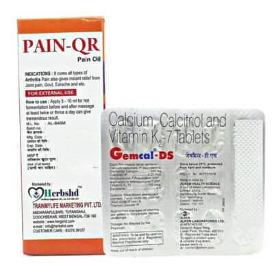 Gemcal DS tablet & PainQR oil