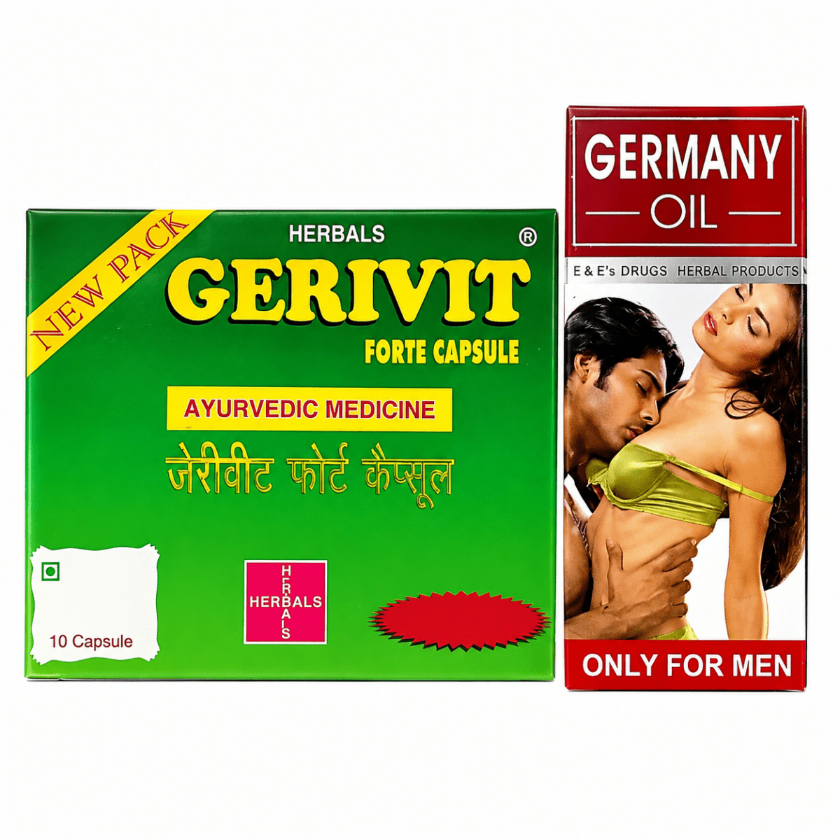 Gerivit Forte Capsule & germany oil - Erectile Dysfunction Support For Man