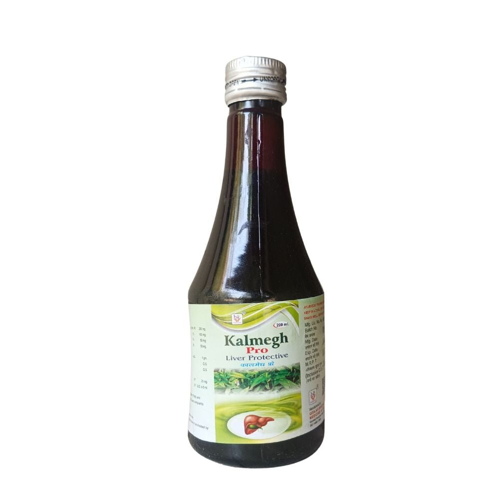 Gita Ayurvedic Kalmegh Pro Syrup Liver Protective 200ml. (pack of 4)