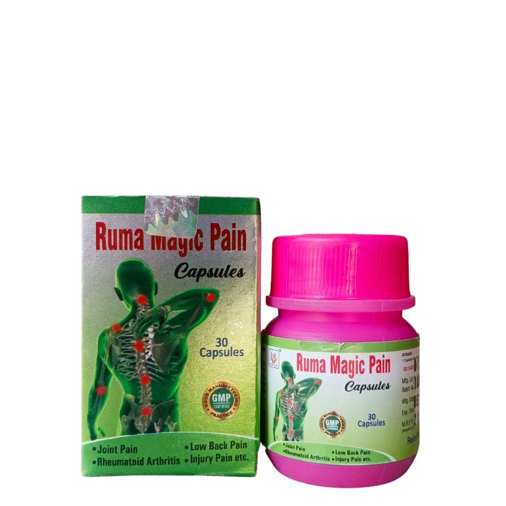 Gita Ayurvedic Ruma Magic Pain 30 Capsules (pack of 2)