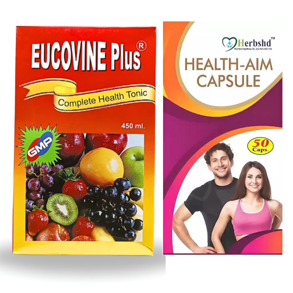 Good Health Eucovine Plus Tonic &amp; Health - Aim Capsule (Combo)