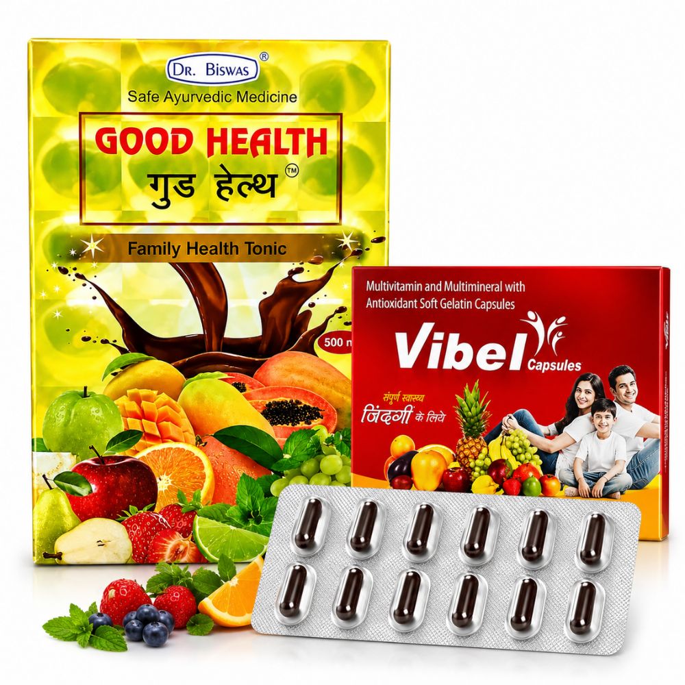 Good Health Tonic & Vibel Multivitamin Capsule – Daily Wellness Combo
