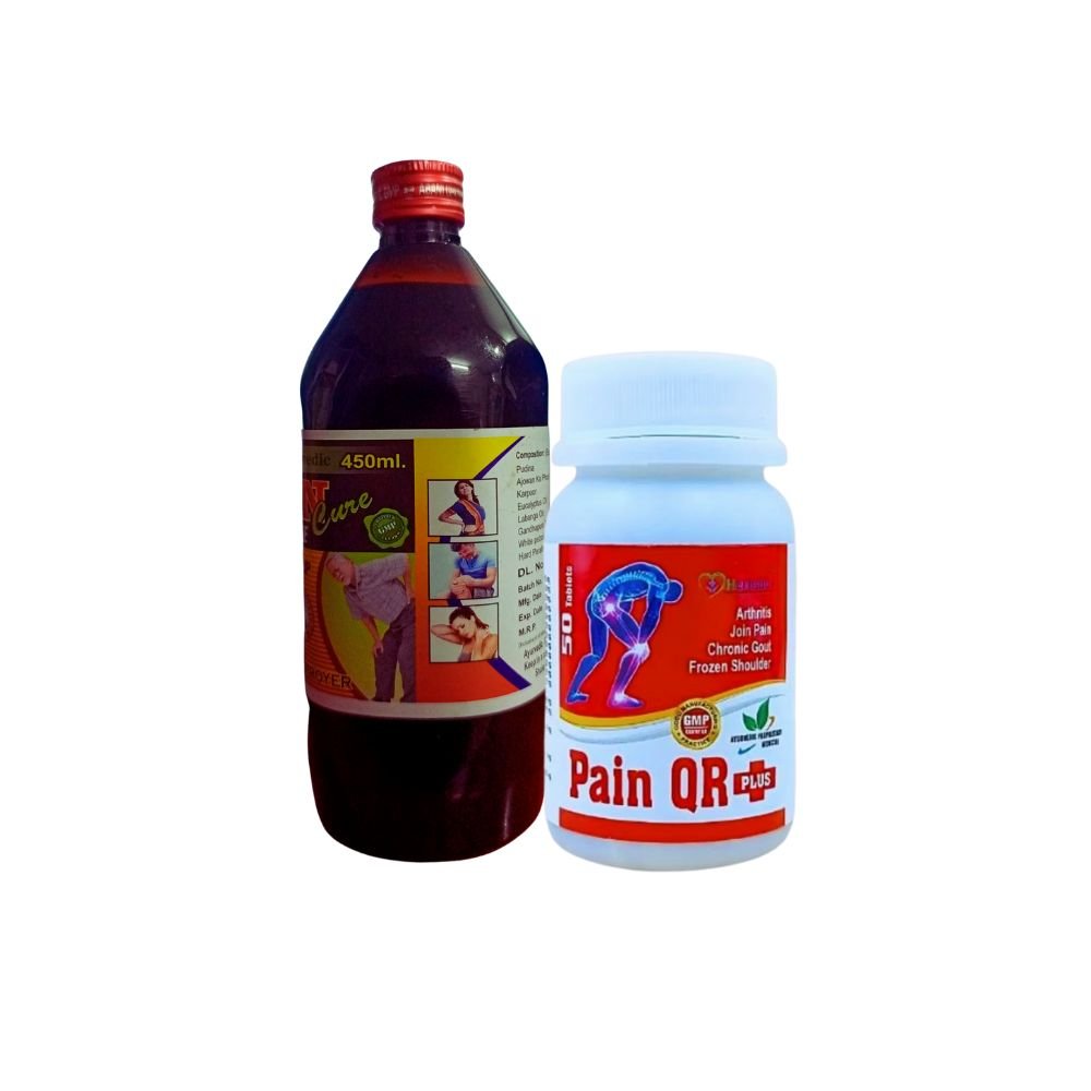 Great for arthritis pain Pain Cure Syrup & Pain QR Plus Capsule