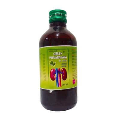 GREEN PUNARNAWA TONIC 200ML(PACK OF 2) & Health aim capsule