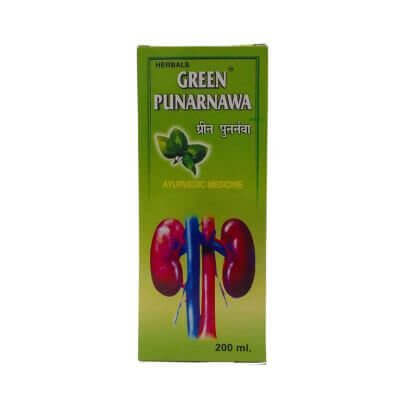 GREEN PUNARNAWA TONIC 200ML(PACK OF 2) & Health aim capsule