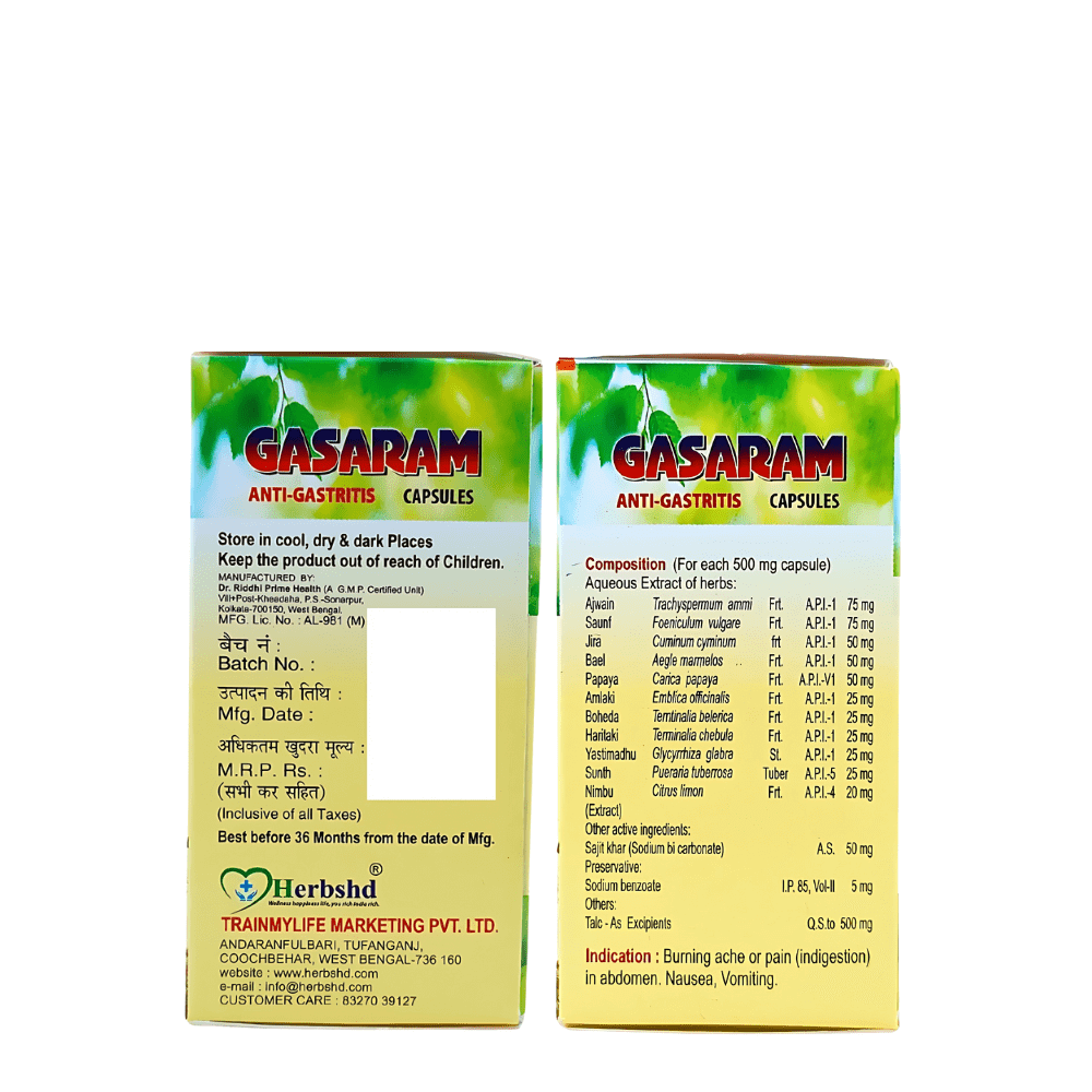 Green Punarnawar Tonic & Gasaram Capsule