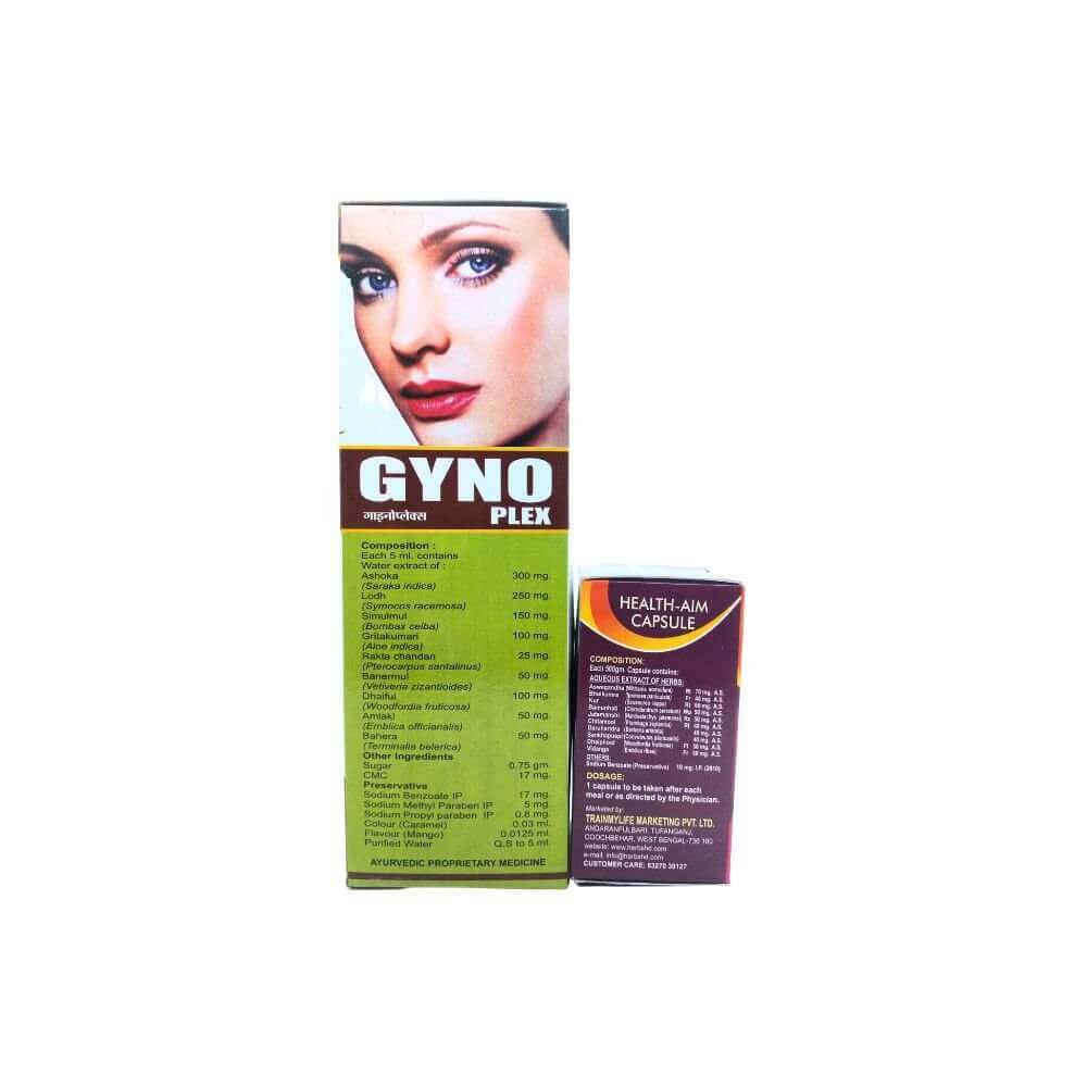 GYNO Plex syrup 300ml + Health aim capsule