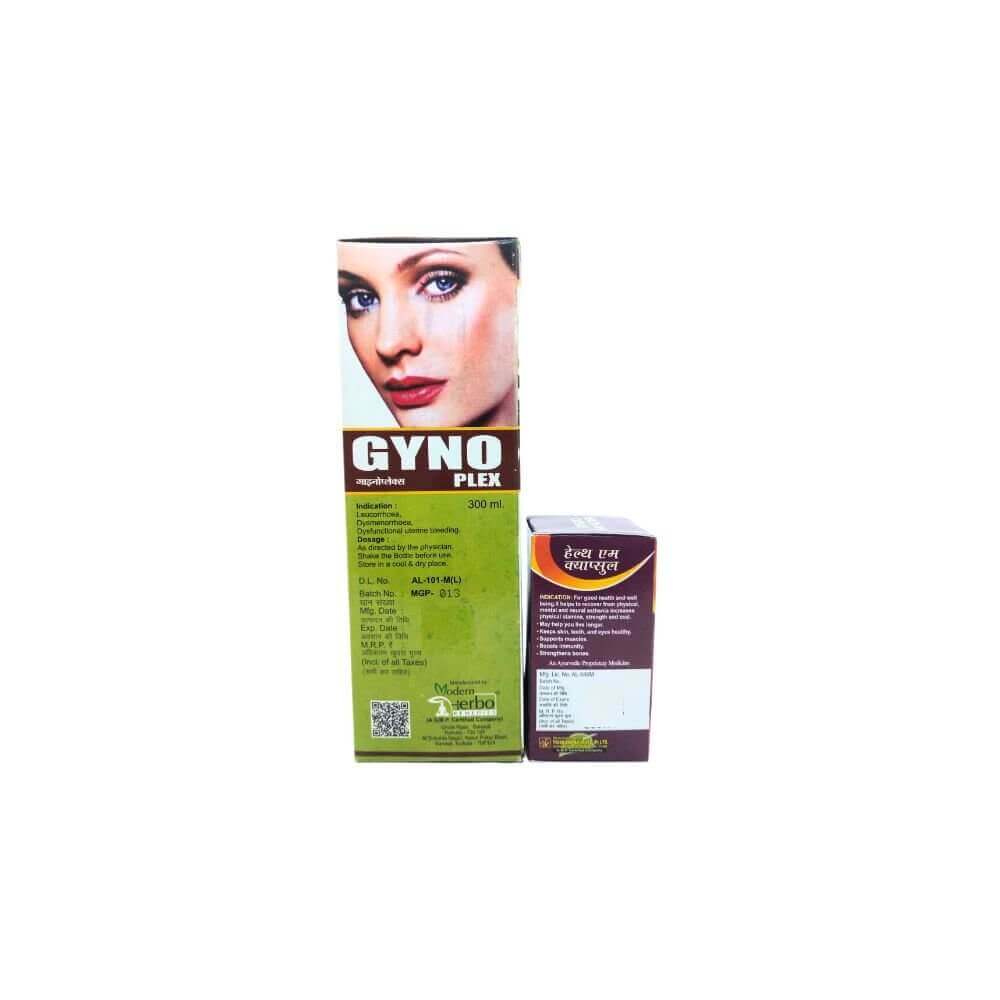 GYNO Plex syrup 300ml + Health aim capsule