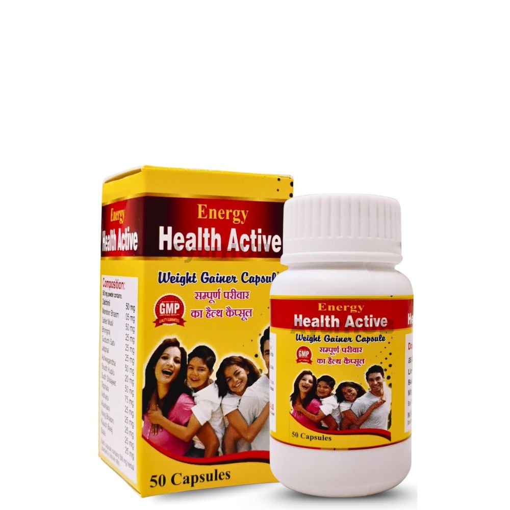Health Active Capsule – Ayurvedic Energy & Immunity Booster | Herbal Supplement for, Vitality & Daily Wellness (Pack of 2)