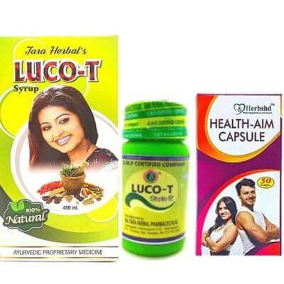 Health Aim capsule & Luco - T syrup & capsule