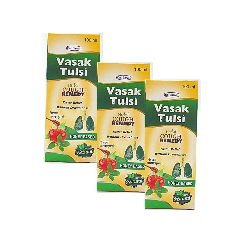 Herbal Cough Remedy Vasak Tulsi Syrup