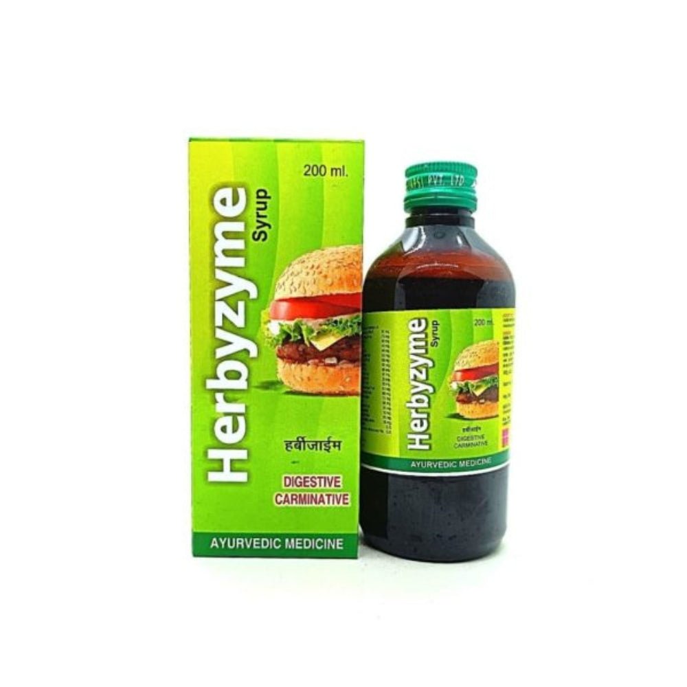 Herbals ( APS) Herbyzyme Syrup 200ml & Herbshed Gasram Anti - Gastritis capsule