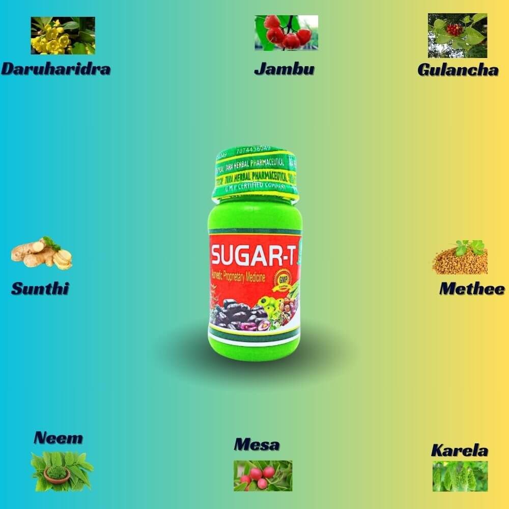 Herbshd Ayurvedic DMDIA Anti - sugar capsule & Sugar - T capsule combo