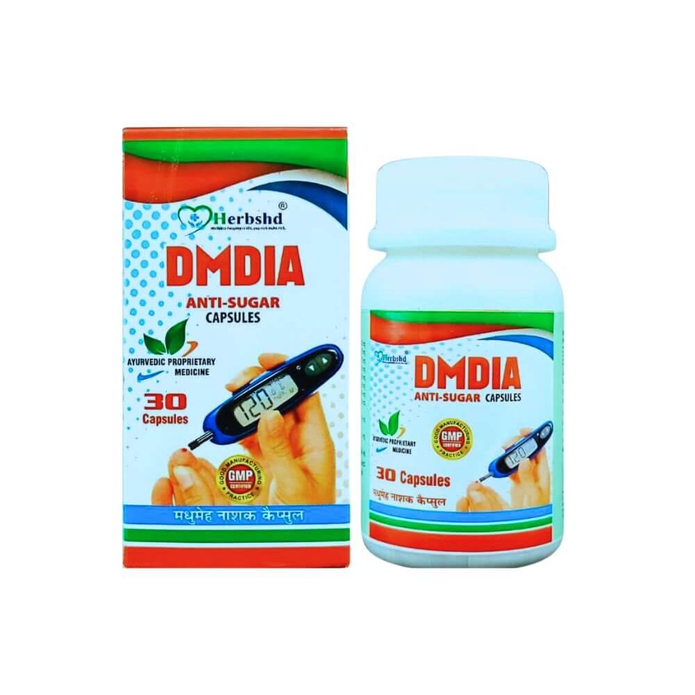 Herbshd Ayurvedic DMDIA Anti - sugar capsule & Sugar - T capsule combo