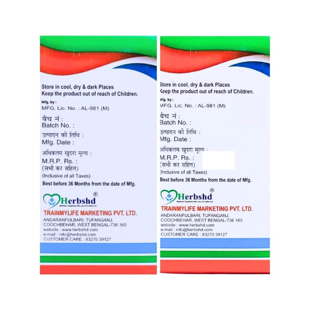 Herbshd Ayurvedic DMDIA Capsule & Iron Plus Tonic Combo