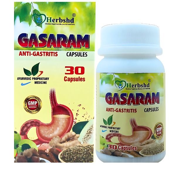 Herbshd Ayurvedic Gasaram Capsule & All In One Tonic For General Weakness | Gas