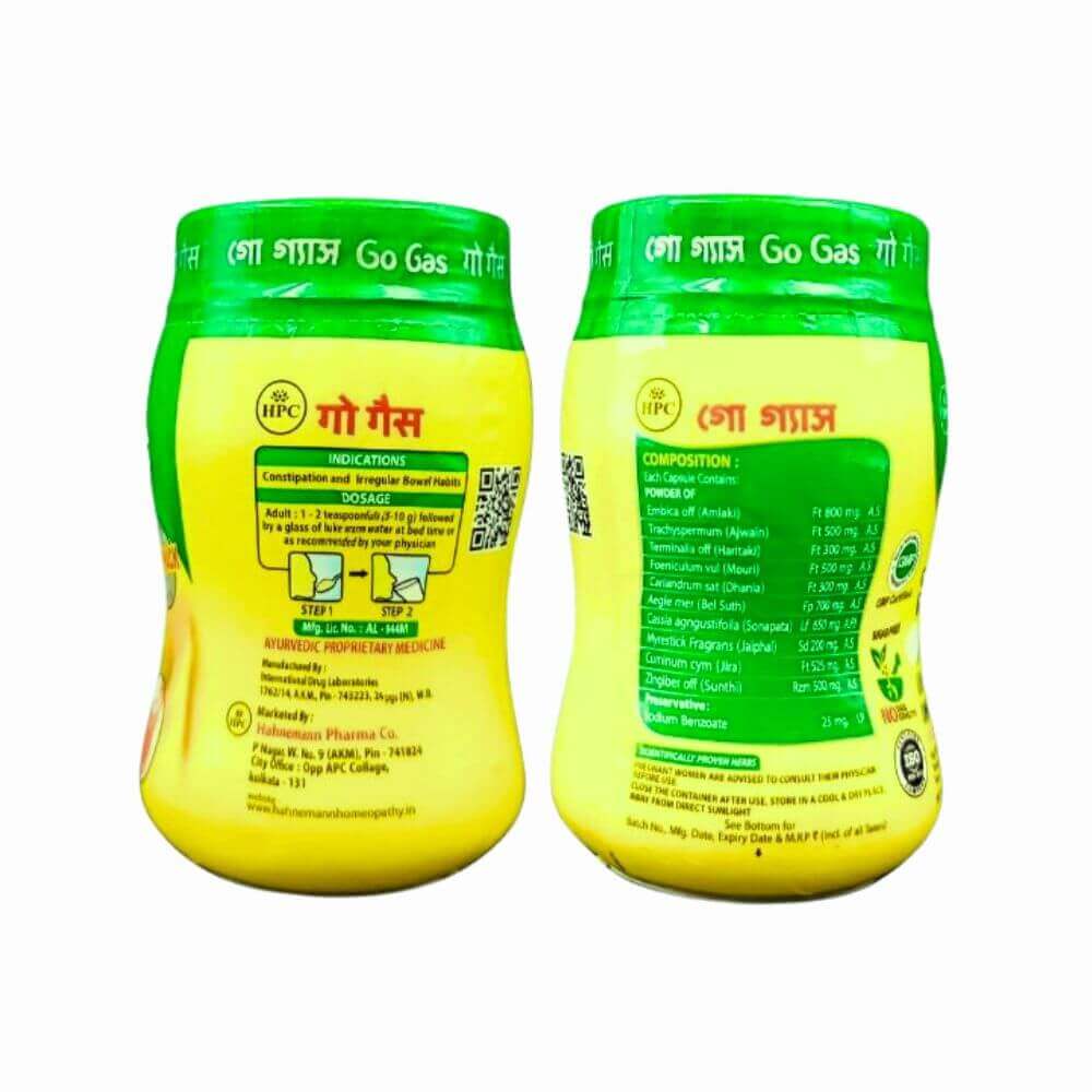 Herbshd Ayurvedic Gasaram Capsule & Go Gas Powder combo