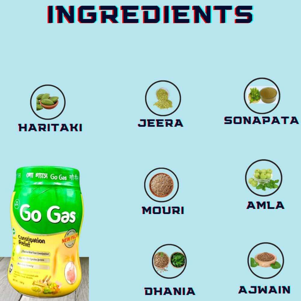 Herbshd Ayurvedic Gasaram Capsule & Go Gas Powder combo