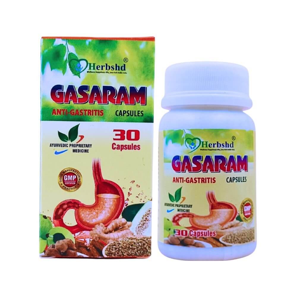 Digestive Health Bundle: Gasaram Capsule & Panchpachak Tonic Combo